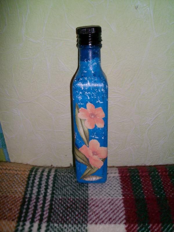 dekuruotas butelis