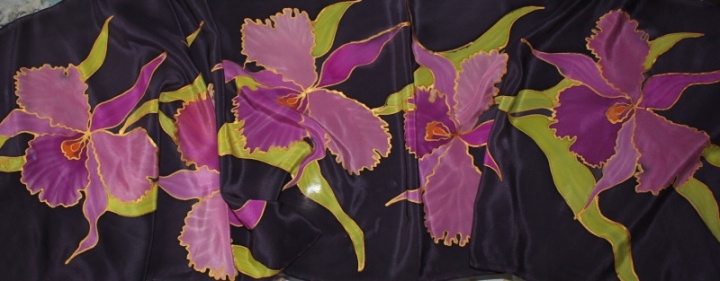Garbanotosios orchidejos, silko salis