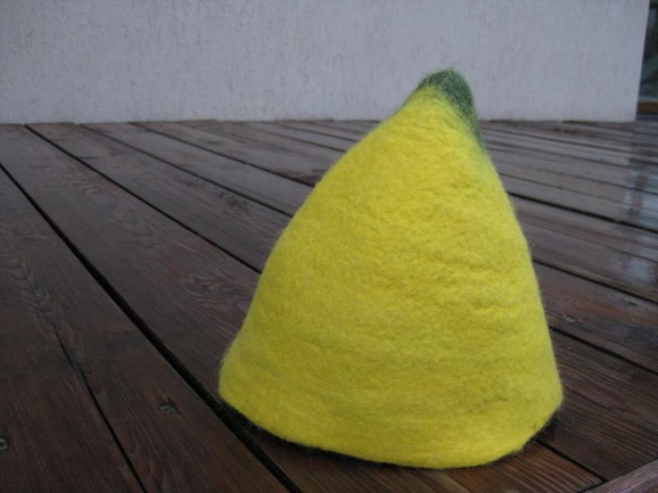 Pirties kepurė citrina